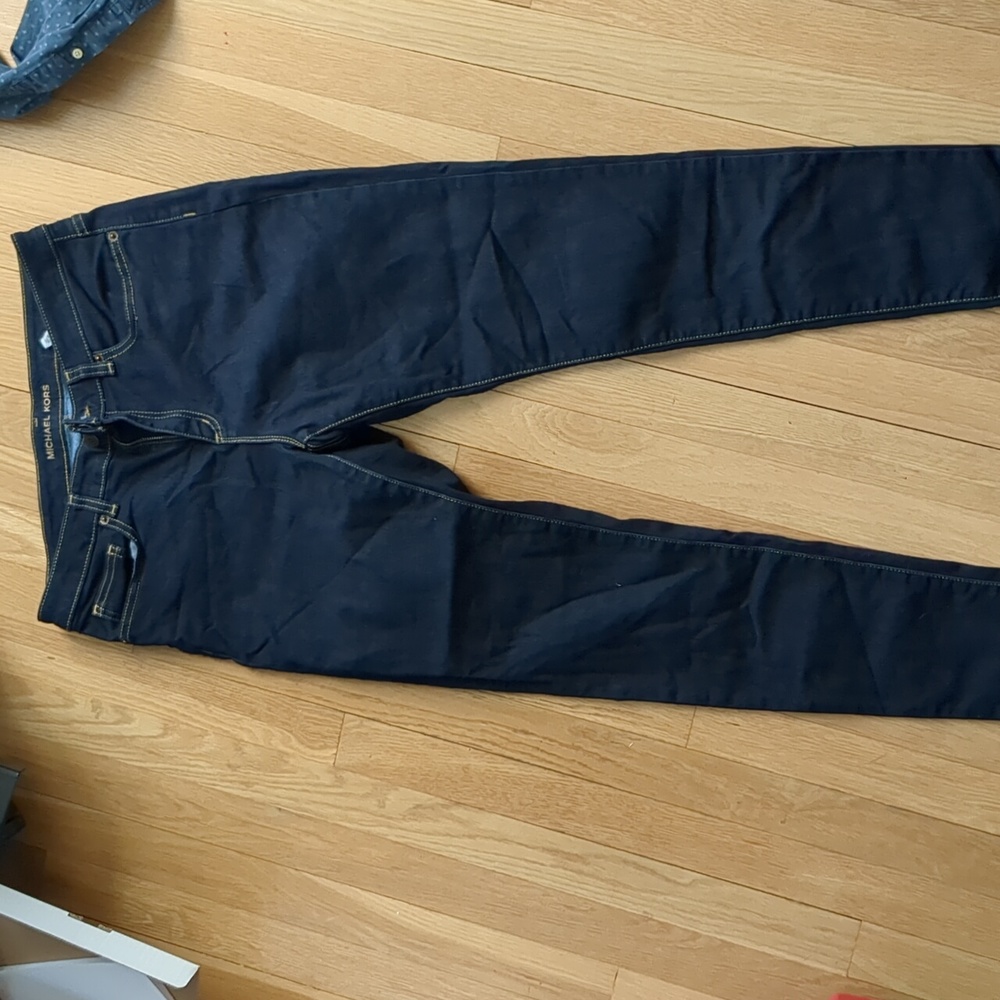 Michael kors women's dark wash skinny jeans size 19
